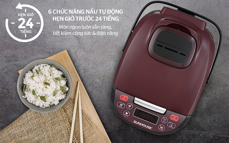 Nồi cơm điện tử Sunhouse SHD8909 - Hàng chính hãng