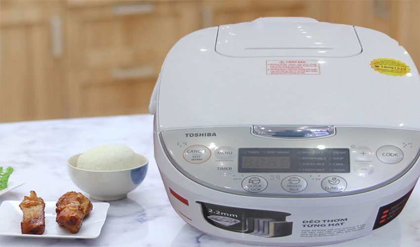 Nồi cơm điện tử Toshiba RC-18DH1NV - Hàng chính hãng