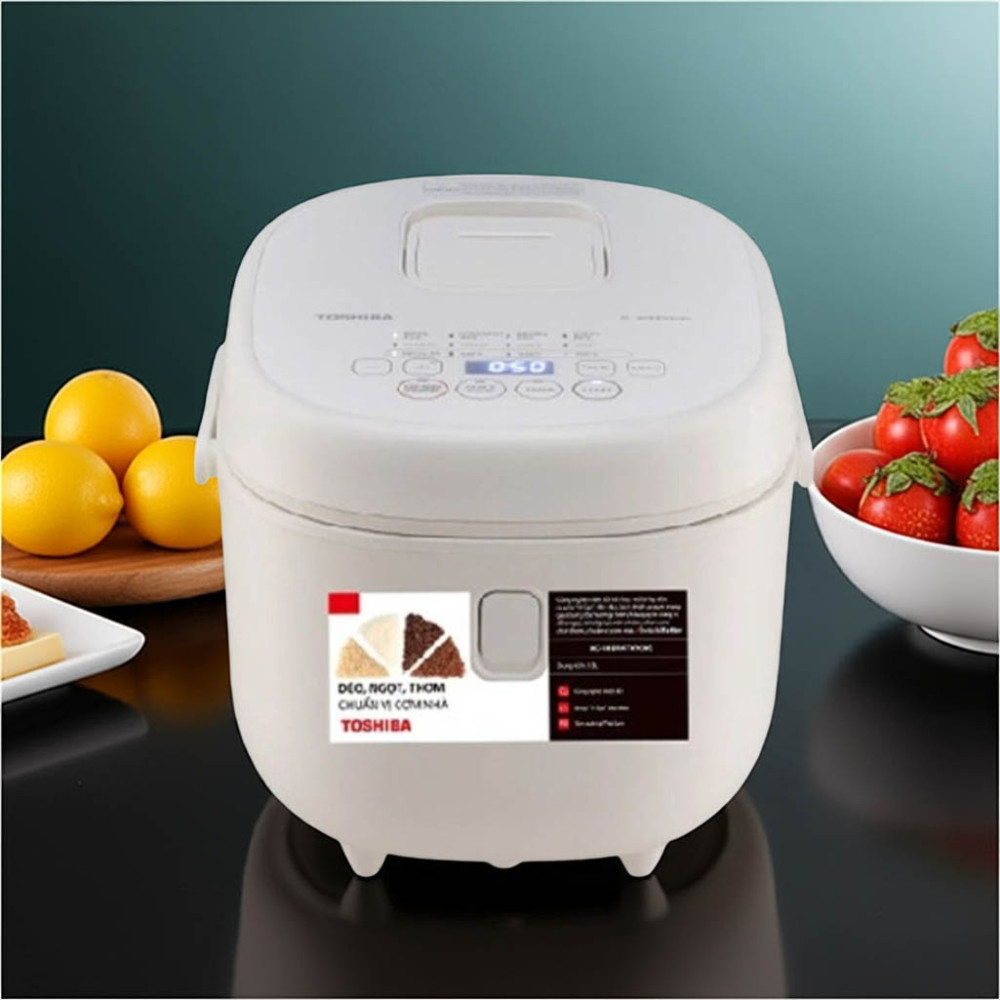 Nồi cơm điện tử Toshiba 1.8 lít RC-18DR4TVN(W) - Hàng chính hãng