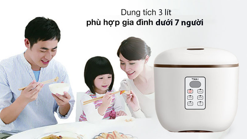 Nồi cơm điện tử Tsuki TS-XH30 - Hàng chính hãng