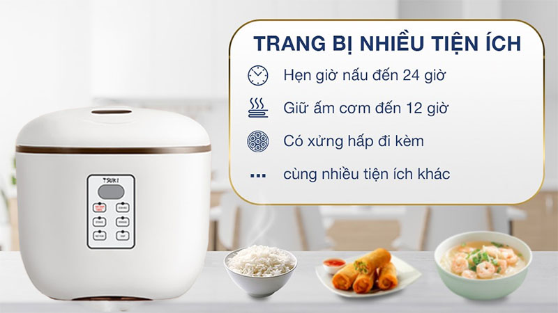Nồi cơm điện tử Tsuki TS-XH30 - Hàng chính hãng