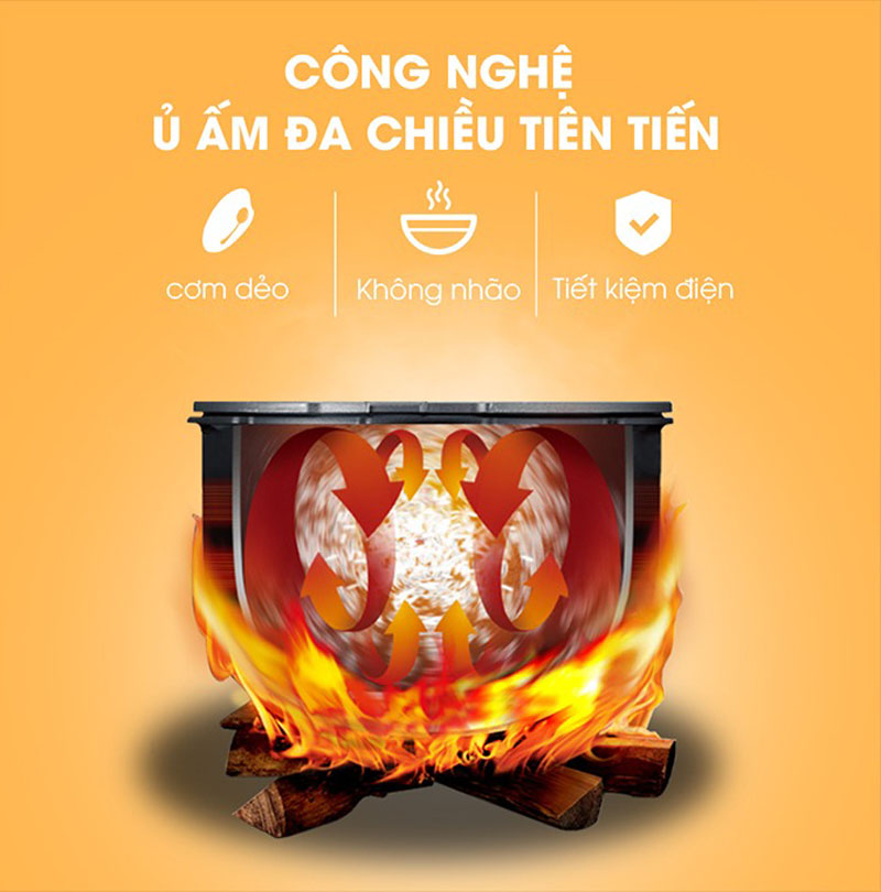 Nồi cơm điện tử Komi KM-05CD - Hàng chính hãng