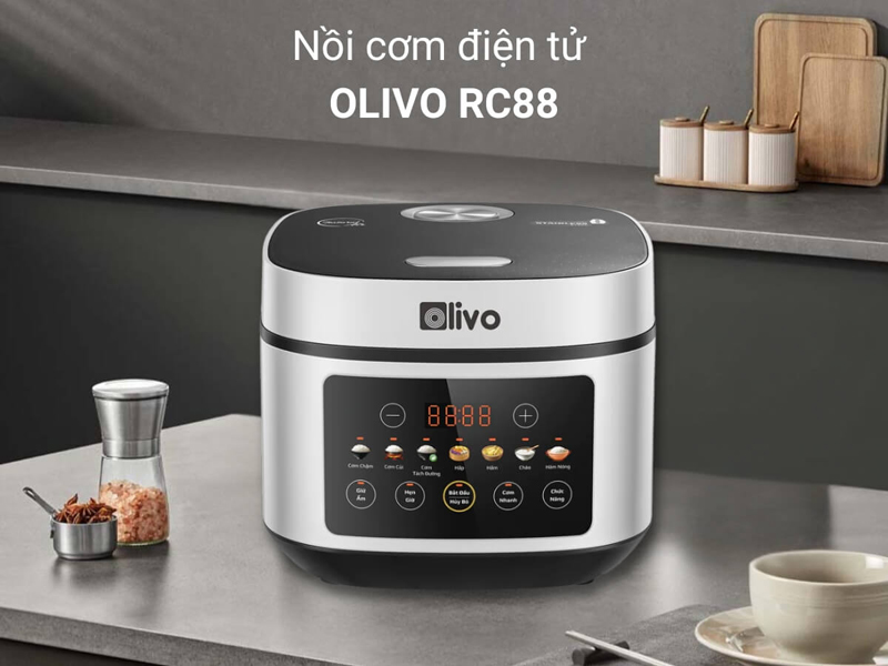 Nồi cơm điện tử Olivo RC88 - Hàng chính hãng