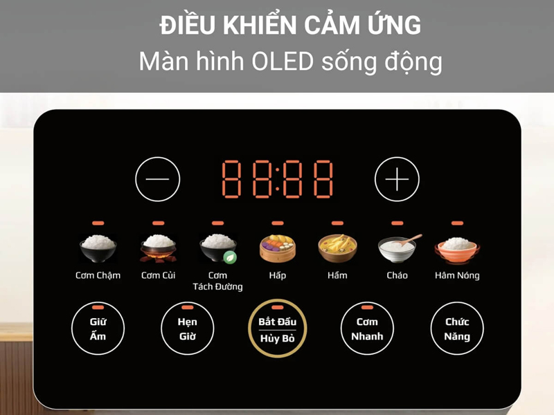 Nồi cơm điện tử Olivo RC88 - Hàng chính hãng