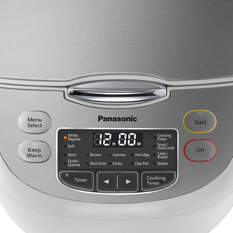 Nồi cơm điện tử Panasonic SR-CX188SRAM - 1.8 lít - Hàng chính hãng