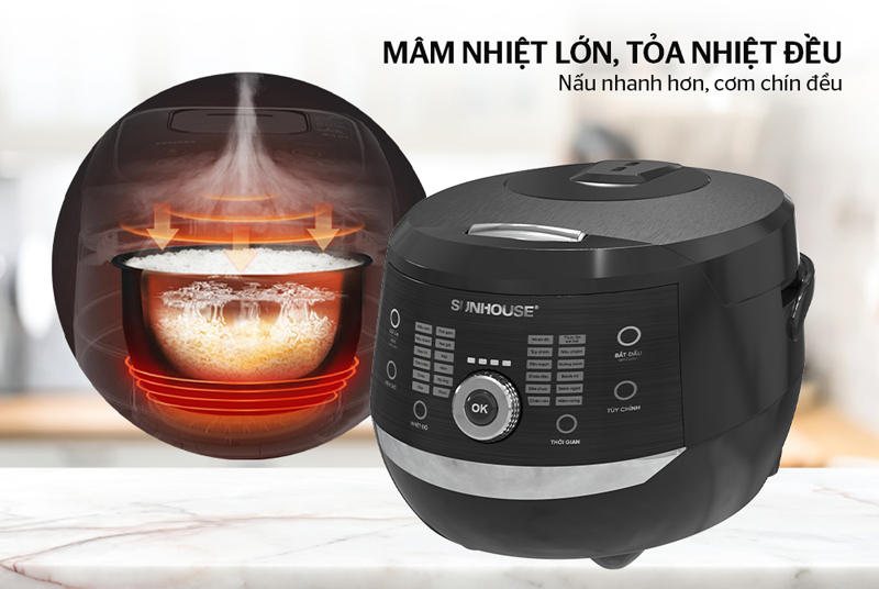 Nồi cơm điện tử Sunhouse SHD8911 - Hàng chính hãng