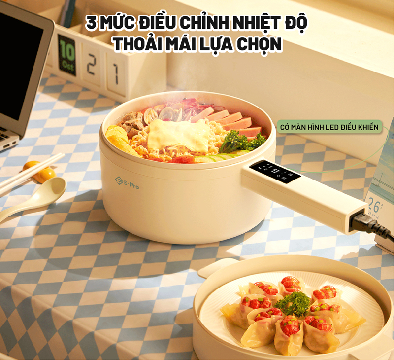 Nồi điện đa năng E-Pro VEP-DEC-SD04Z - Hàng chính hãng