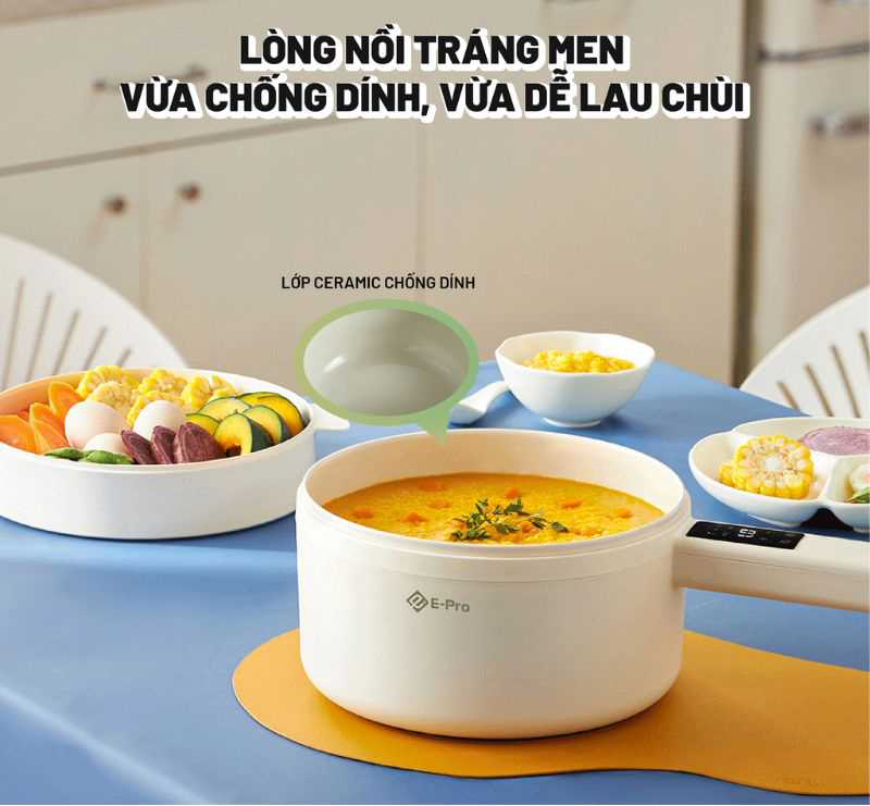 Nồi điện đa năng E-Pro VEP-DEC-SD04Z - Hàng chính hãng