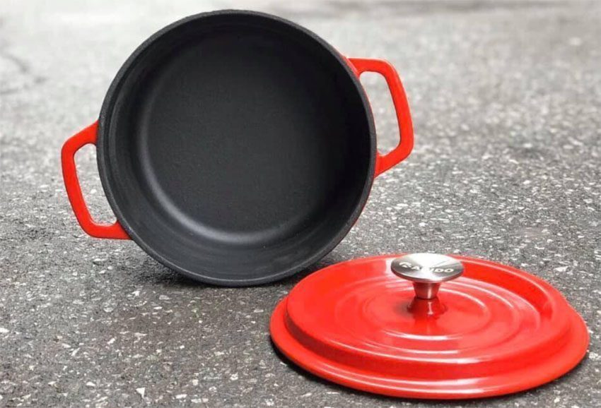 Nồi gang đúc 20cm Rapido RK20-RD - Hàng chính hãng