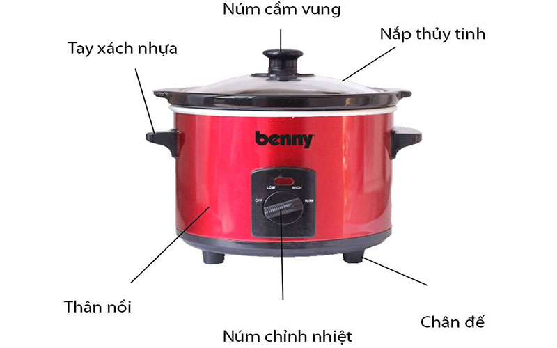 Nồi hầm Benny BSL-20A - Hàng chính hãng