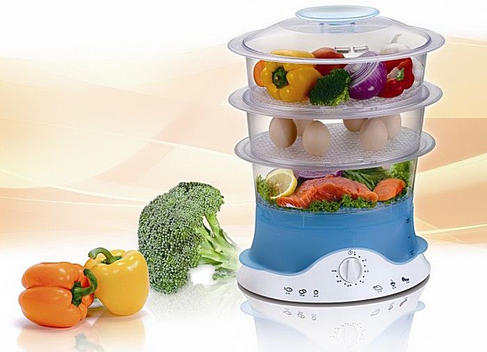 Nồi hấp điện 3 tầng Braburg B3F - Dung tích 9L - Hàng chính hãng