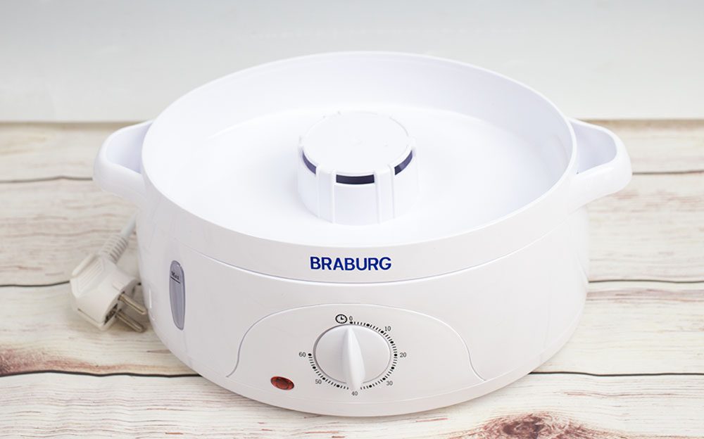 Nồi hấp điện 3 tầng Braburg B3K - Hàng chính hãng