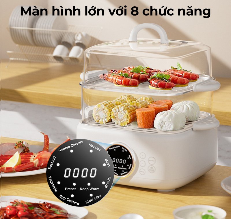 Nồi hấp điện đa năng Zolele EC151 - Hàng chính hãng