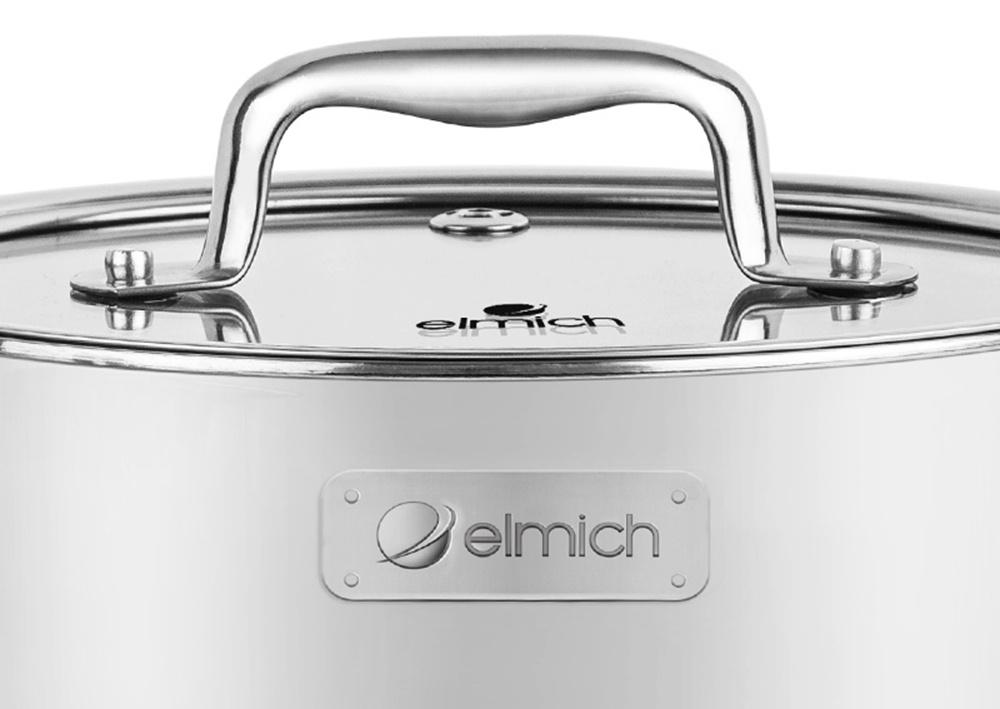 Nồi inox liền khối Elmich Trimax ECO EL-3991 size 16cm - Hàng chính hãng