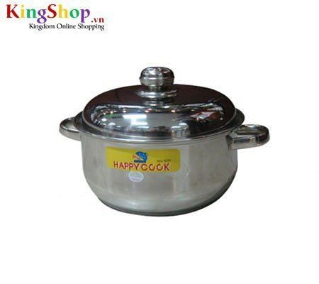 Nồi Inox 3 đáy Happy Cook N24-3DHL - Đường kính 24cm - Hàng chính hãng