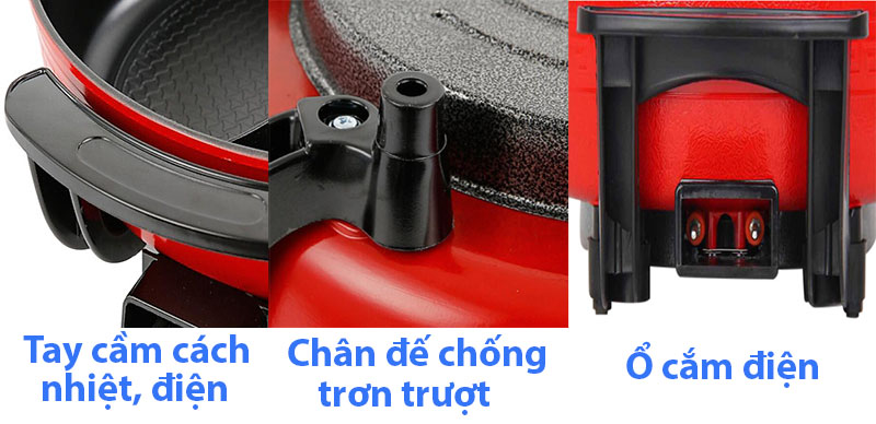 Nồi lẩu điện 2 ngăn Perfect PF-A2N - Hàng chính hãng