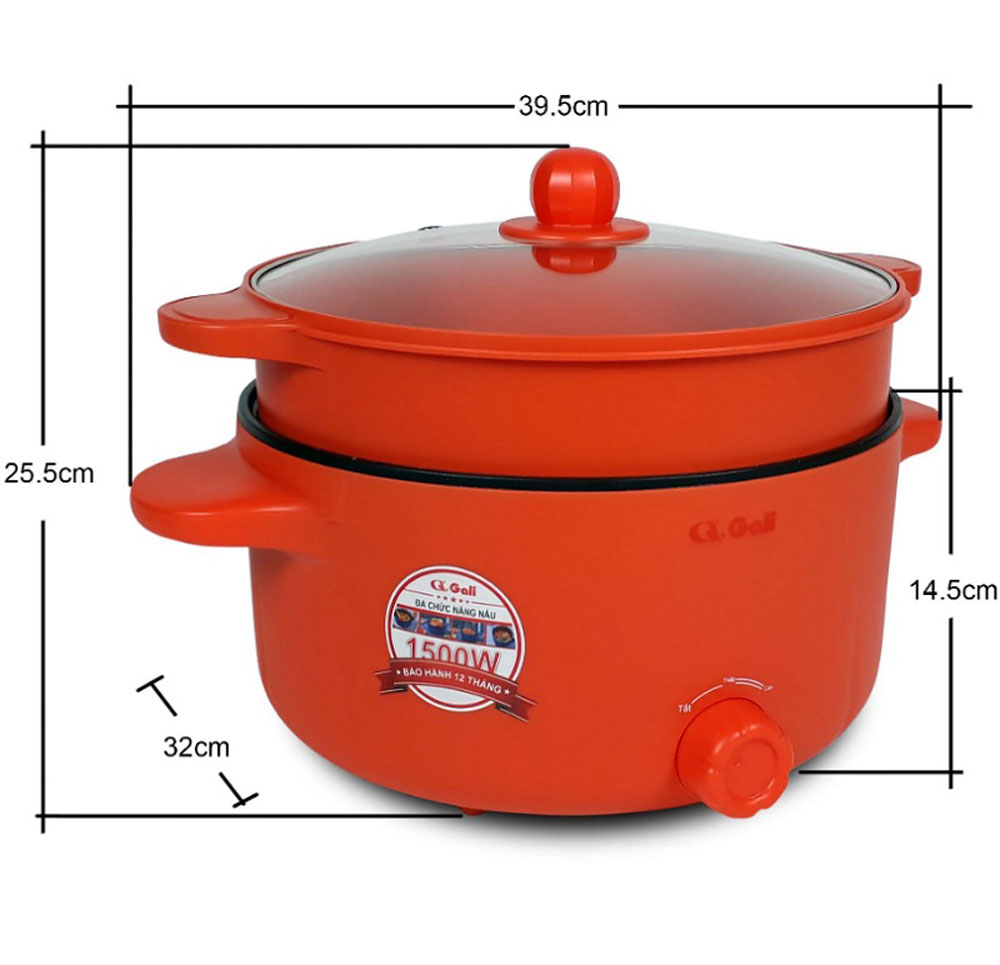 Nồi lẩu điện Gali GL-1209  - Hàng chính hãng