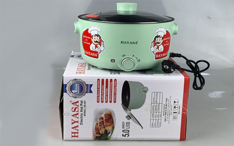 Nồi lẩu điện Hayasa HA-691 - Hàng chính hãng