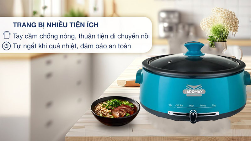 Nồi lẩu điện Ladomax HA-238 - Hàng chính hãng