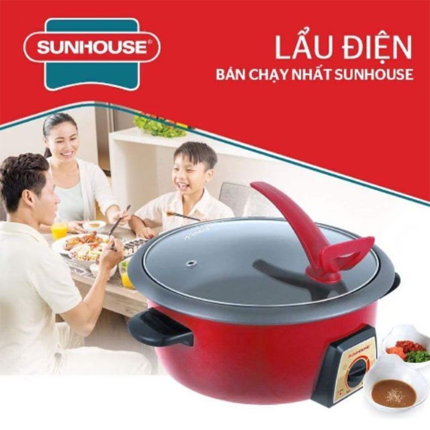 Nồi lẩu điện Sunhouse SHD4520 - Hàng chính hãng