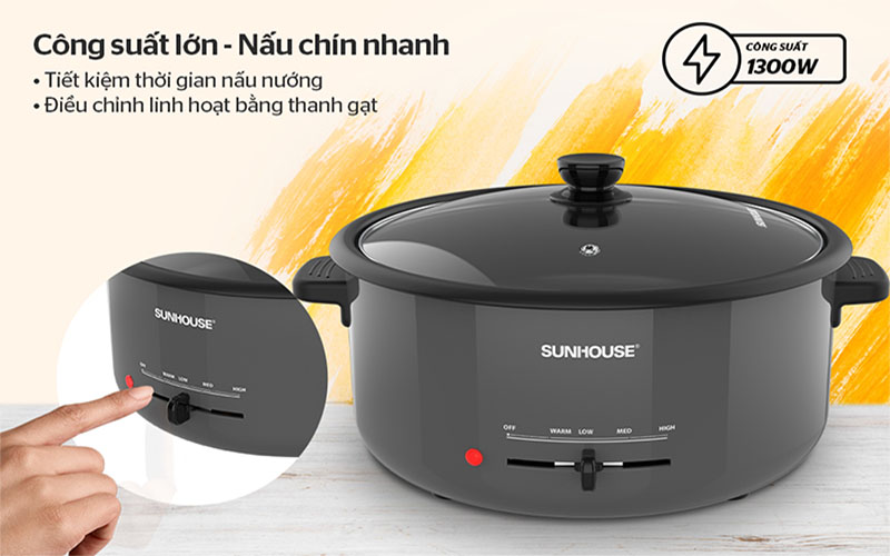 Nồi lẩu điện Sunhouse SHD4523 - Hàng chính hãng