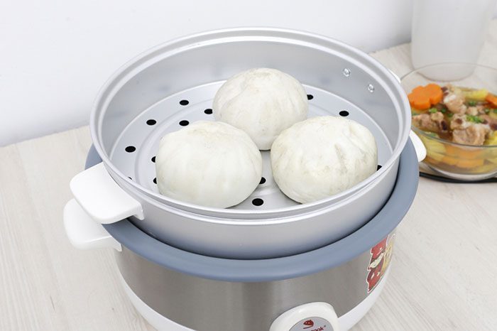 Nồi lẩu điện có xửng Happy Cook HCHP-350ST - Hàng chính hãng
