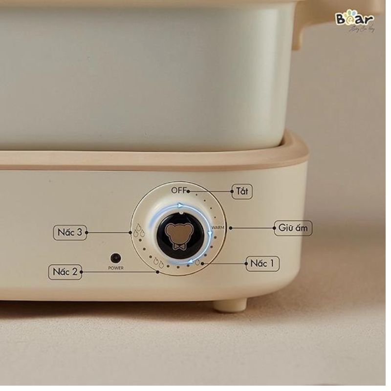 Nồi lẩu điện đa năng 7 in 1 Bear DHG-C40M1 - Hàng chính hãng