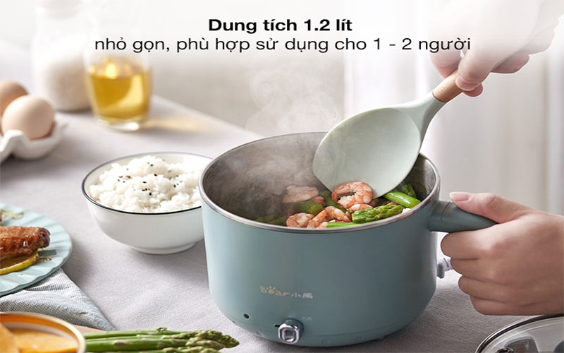 Nồi lẩu điện đa năng Bear DRG-D12M5 - Hàng chính hãng