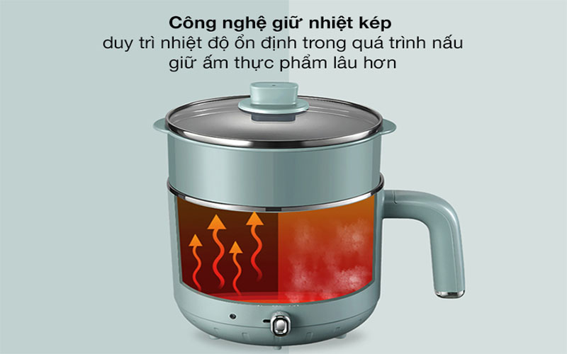 Nồi lẩu điện đa năng Bear DRG-D12M5 - Hàng chính hãng