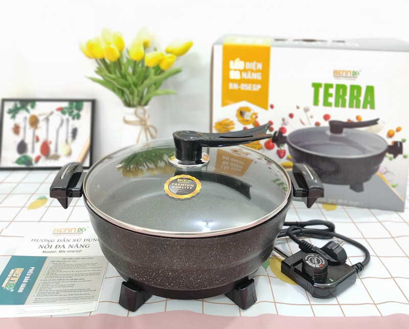 Nồi lẩu điện đa năng Bennix BN-05EGP - Hàng chính hãng
