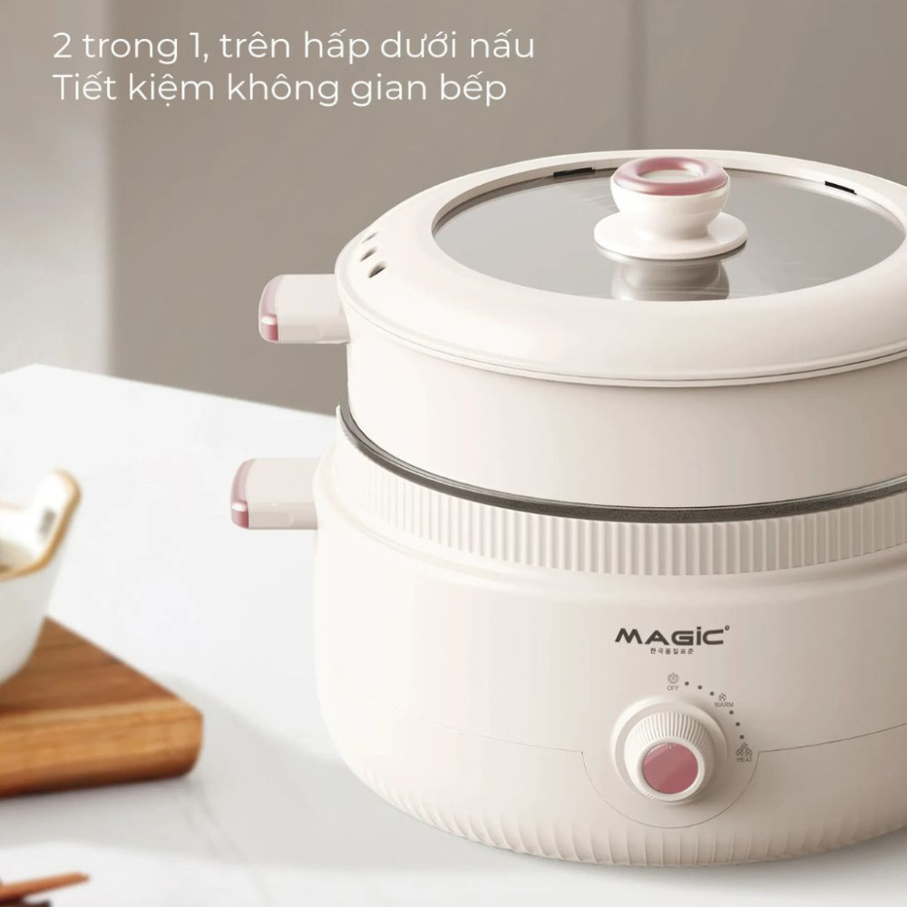 Nồi lẩu hấp đa năng Magic A-091 - Hàng chính hãng