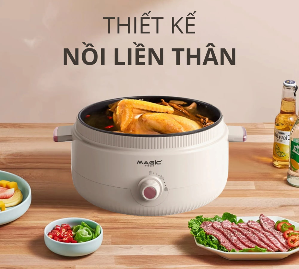 Nồi lẩu hấp đa năng Magic A-091 - Hàng chính hãng