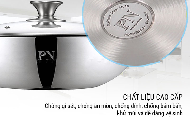 Nồi lẩu inox PoongNyun LCPT-28CW(IH) - Hàng chính hãng