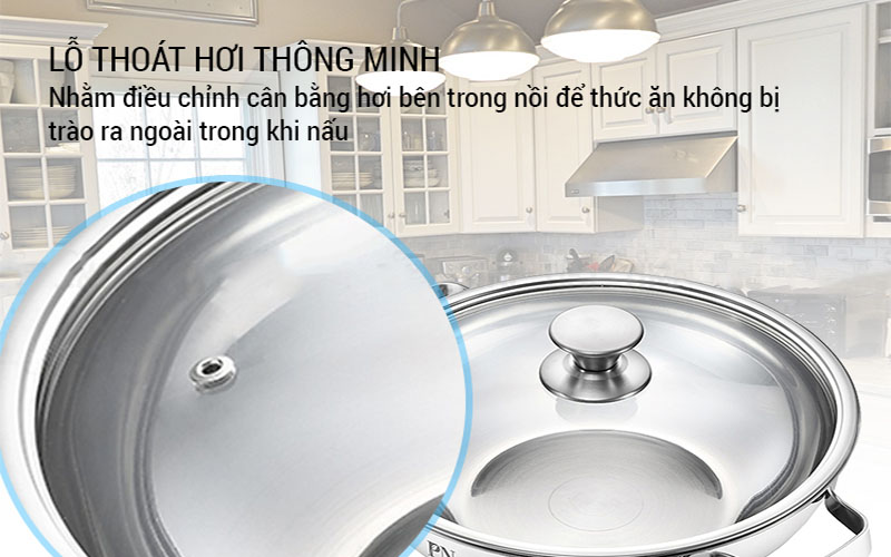 Nồi lẩu inox PoongNyun LCPT-28CW(IH) - Hàng chính hãng