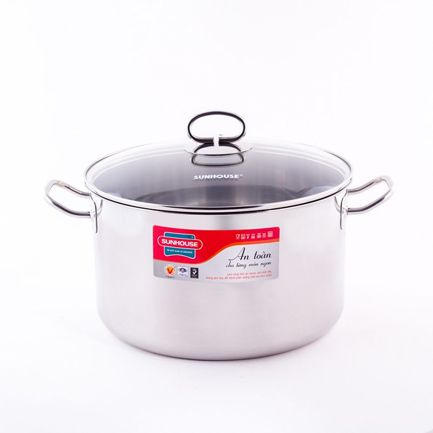 Nồi Inox Sunhouse SHG28S - Hàng chính hãng
