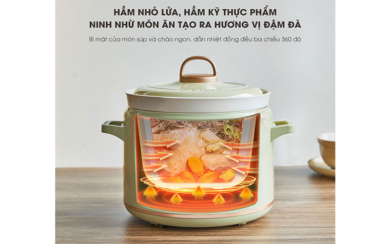 Nồi nấu chậm Bear SB-NNC20 - Hàng chính hãng