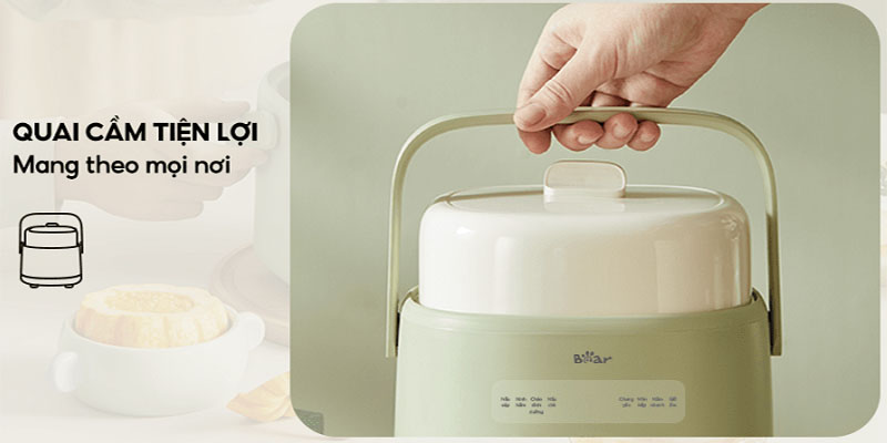 Nồi nấu chậm Bear SC-4H10E - Hàng chính hãng