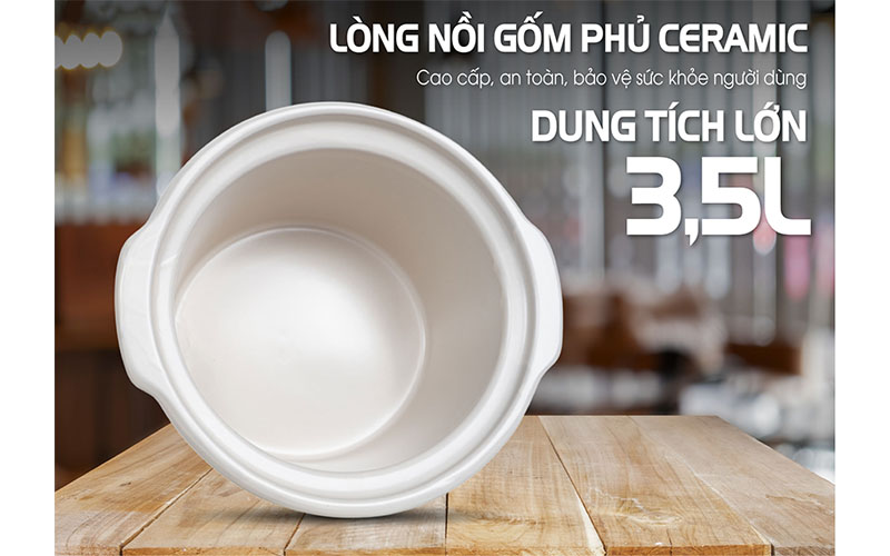 Nồi nấu chậm Hasuka HSK-136 - Hàng chính hãng