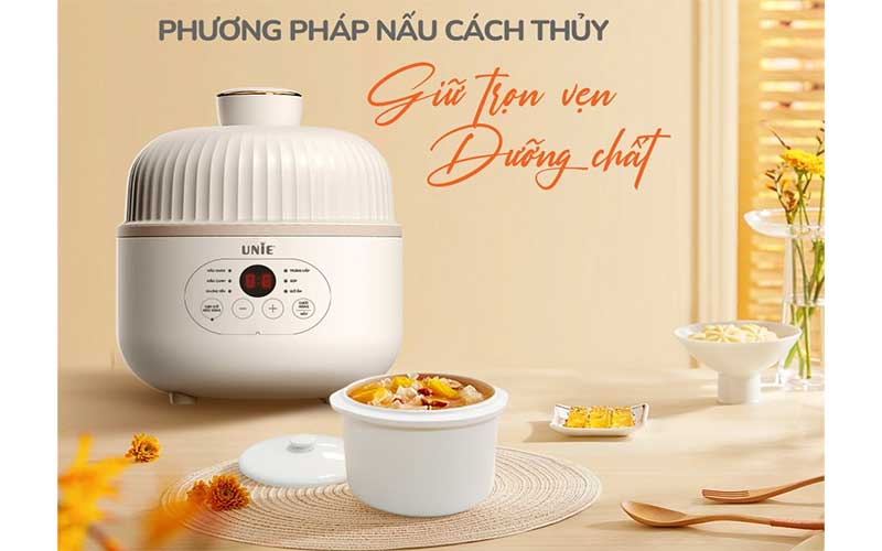 Nồi nấu chậm Unie USC08W - Hàng chính hãng