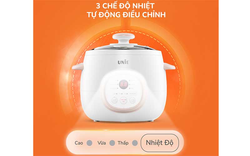 Nồi nấu chậm Unie USC10W - Hàng chính hãng