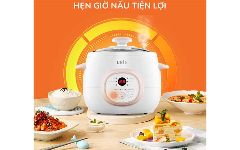 Nồi nấu chậm Unie USC10W - Hàng chính hãng