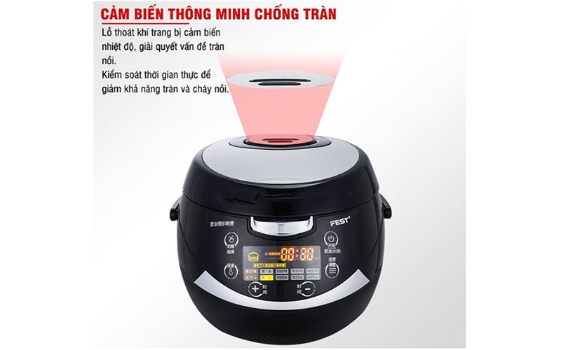 Nồi nấu trân châu tự động Fest RC-5L - Hàng chính hãng