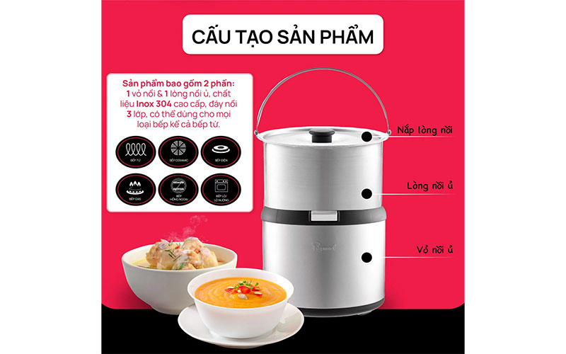 Nồi ủ giữ nhiệt La gourmet 326065 - Hàng chính hãng