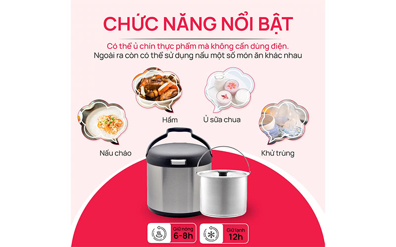 Nồi ủ giữ nhiệt La gourmet 326065 - Hàng chính hãng