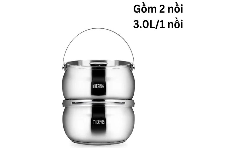 Nồi ủ Thermos TCRA-6000-GL - Hàng chính hãng