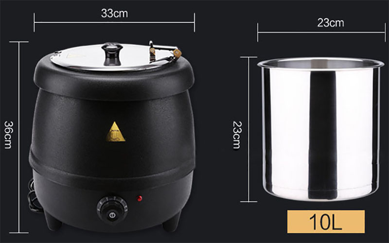Nồi ủ trân châu vỏ gang 10L - Hàng chính hãng