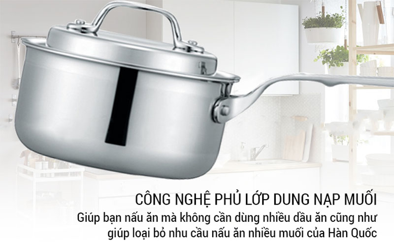 Quánh inox PoongNyun WTPIH-16B - Hàng chính hãng