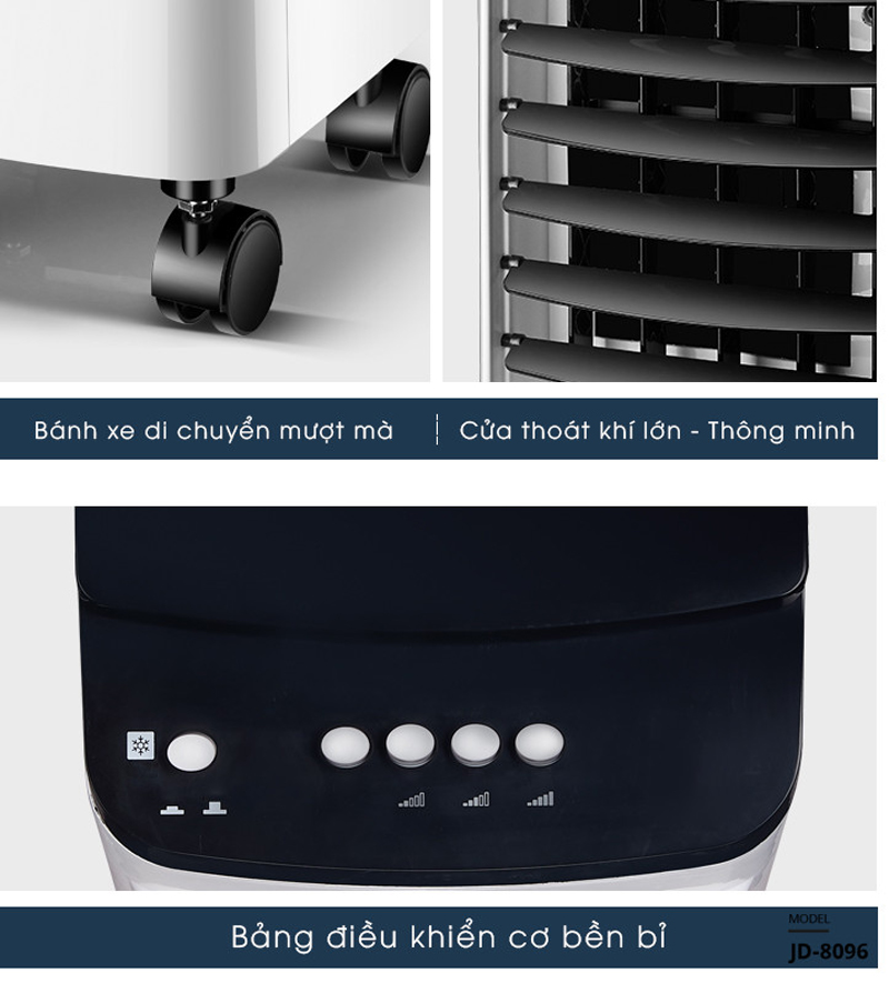 Quạt điều hoà mini Kaisavilla JD-8096 - Hàng chính hãng