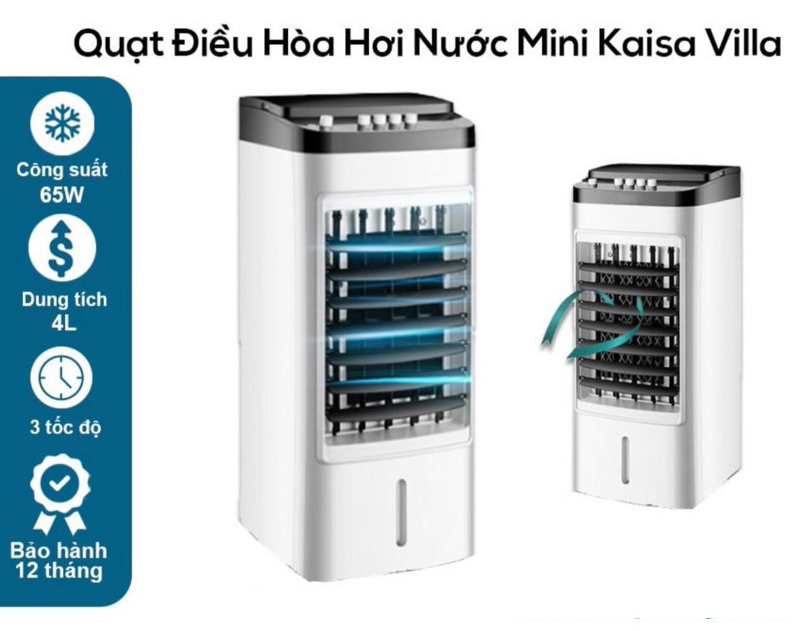 Quạt điều hoà mini Kaisavilla JD-8096 - Hàng chính hãng