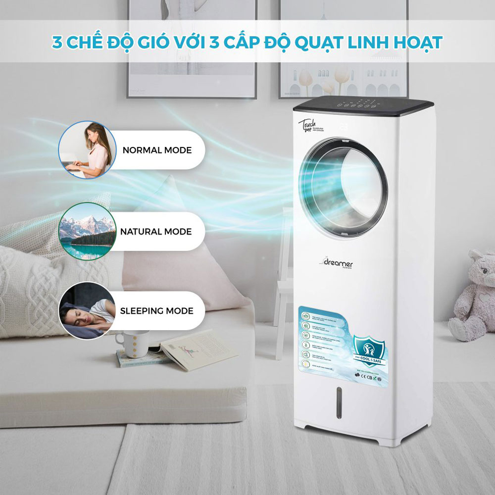 Quạt điều hòa không cánh DHA-ACB111W - Hàng chính hãng